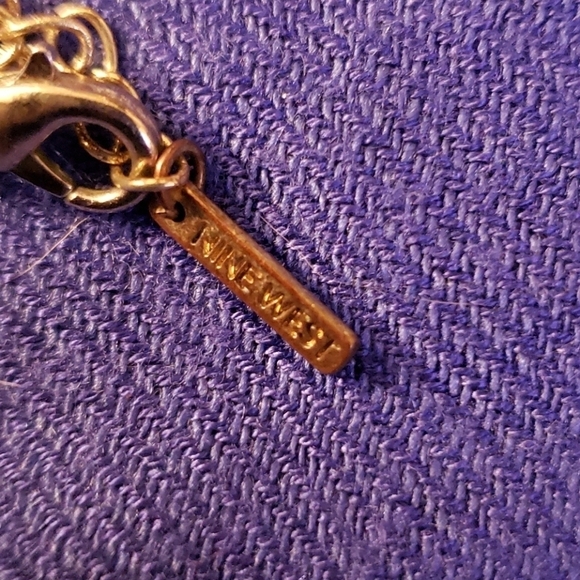 Nine West Black and Rhinestone Necklace - Picture 6 of 6